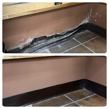 Near-floor drywall damage repaired - New Braunfels, TX